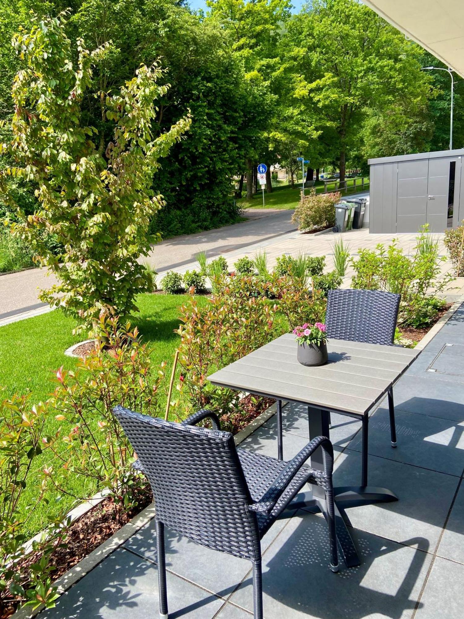 Halbstueck - Ferienwohnungen Am Kropsbachpark 圣马丁 外观 照片
